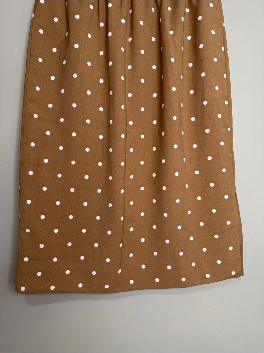 J.Crew Polka Dot Midi Skirt in Brown XS